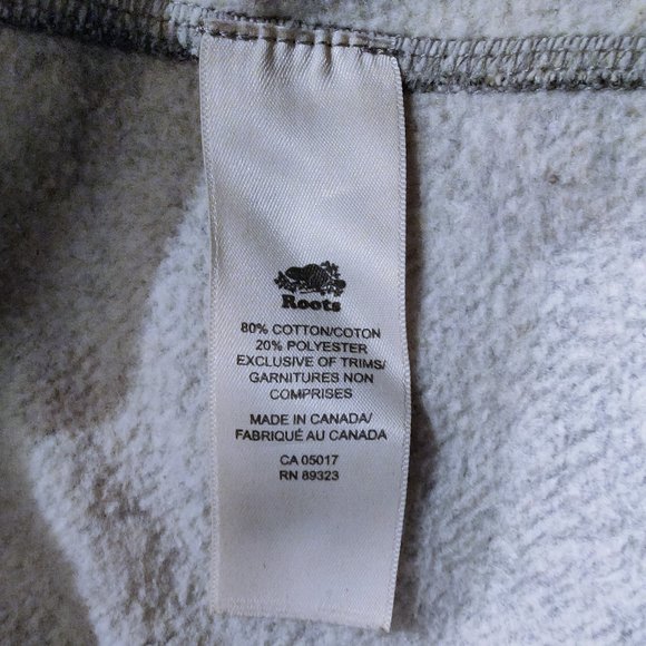 Roots Red and Grey Cozy Boyfriend Crew Sweatshirt - Picture 7 of 7